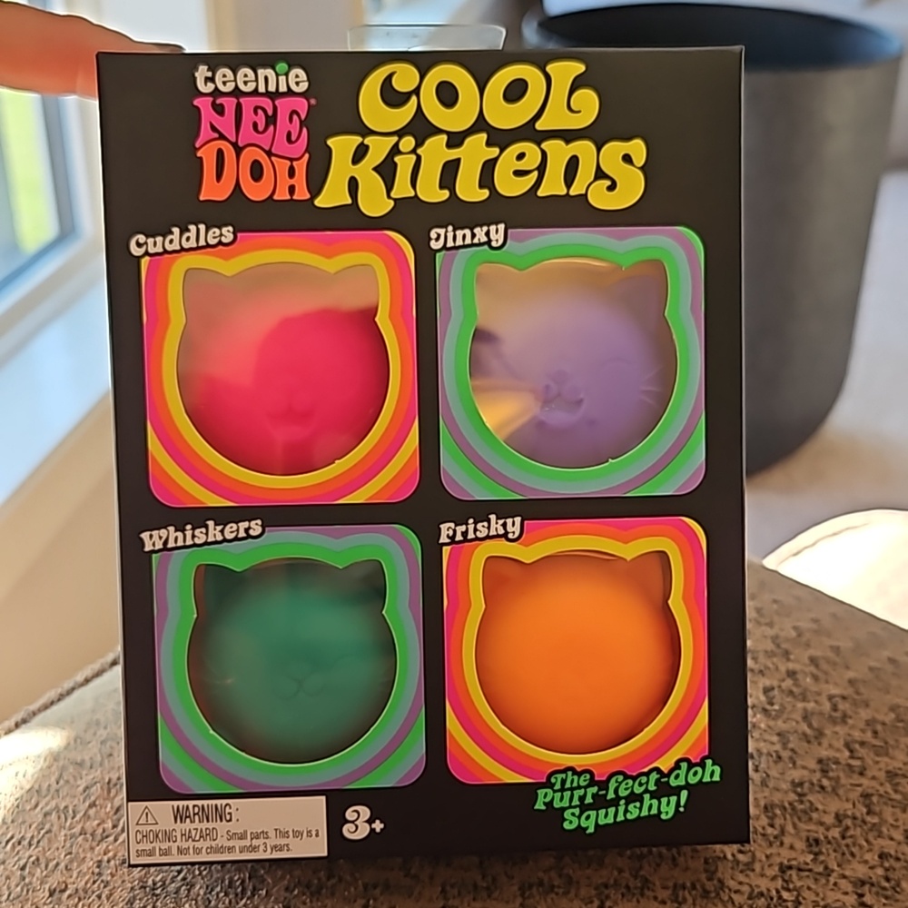 Schylling Needoh Teenie Cool Kittens 4 pack